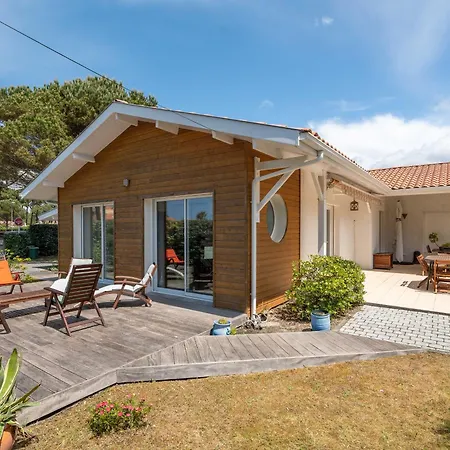 Maison Chaleureuse à Deux Pas De L'océan - 6 Pers, Wi-fi, Parking, Terrasses, Ménage Inclus - Fr-1-319-515 Сasa de vacaciones Biscarrosse