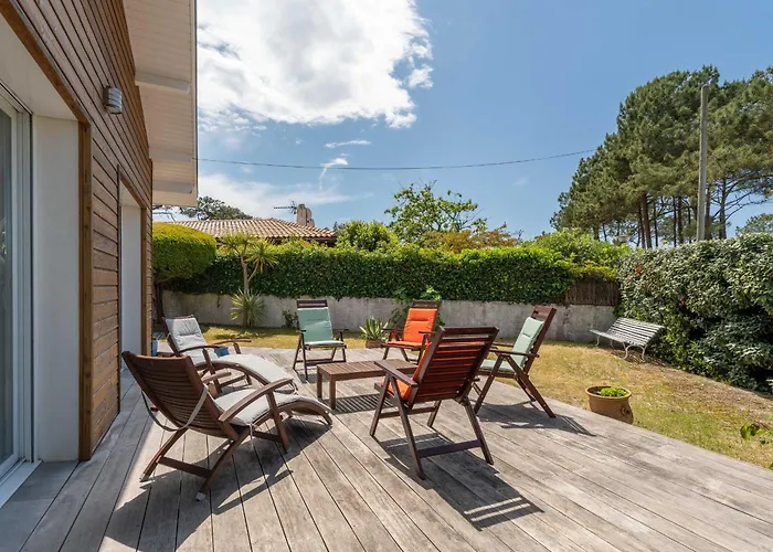 Maison Chaleureuse A Deux Pas De L'ocean - 6 Pers, Wi-fi, Parking, Terrasses, Menage Inclus - Fr-1-319-515