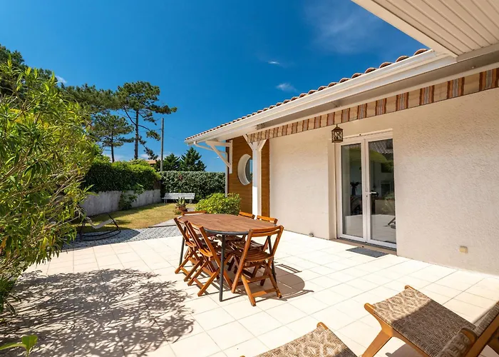 Maison Chaleureuse A Deux Pas De L'ocean - 6 Pers, Wi-fi, Parking, Terrasses, Menage Inclus - Fr-1-319-515 * Biscarrosse