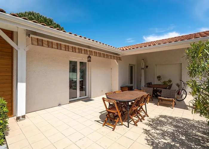 Maison Chaleureuse A Deux Pas De L'ocean - 6 Pers, Wi-fi, Parking, Terrasses, Menage Inclus - Fr-1-319-515