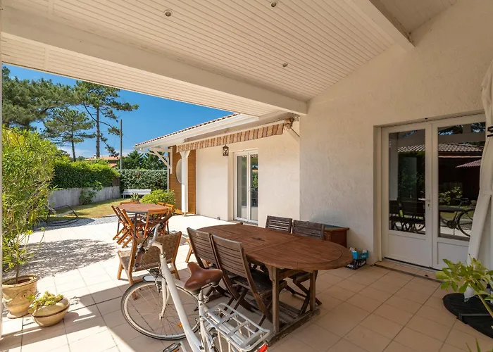 Maison Chaleureuse A Deux Pas De L'ocean - 6 Pers, Wi-fi, Parking, Terrasses, Menage Inclus - Fr-1-319-515 Biscarrosse