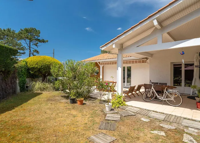Maison Chaleureuse A Deux Pas De L'ocean - 6 Pers, Wi-fi, Parking, Terrasses, Menage Inclus - Fr-1-319-515 * Biscarrosse